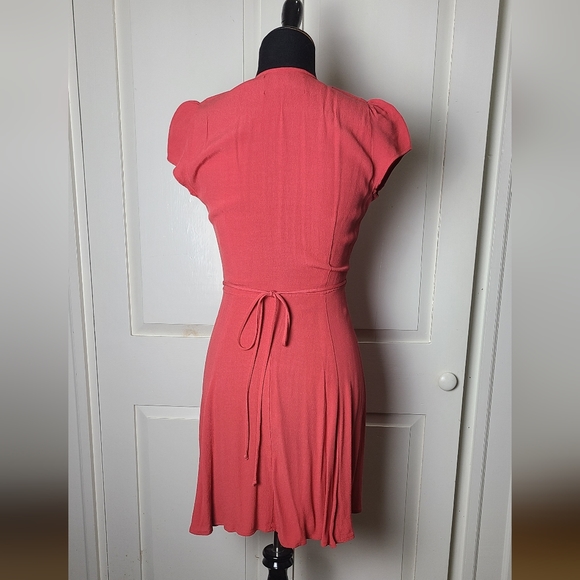 REFORMATION Raquel Wrap Mini Dress - Picture 4 of 6